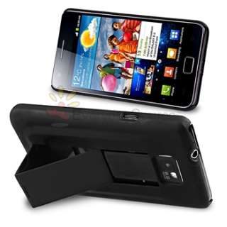   Cover+SP Film+Car Charger+Holder For Samsung Galaxy S II i9100  