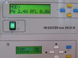 OMB EM 250 250 Watt Stereo FM Broadcast Transmitter   Exciter 
