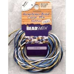 Rattail Satin Cord, Chino Color Pack
