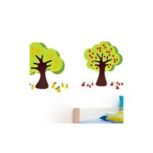  Fruits trees wall decals  toddlers for nurseries