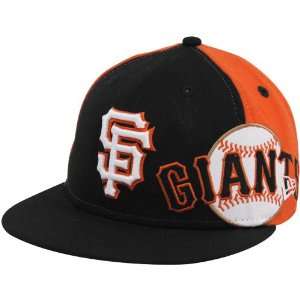   Era San Francisco Giants Black Orange Side Fill 59FIFTY Fitted Hat (7