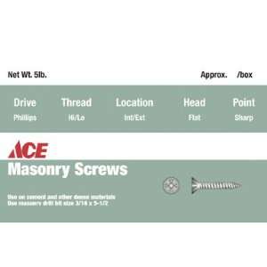  2 each Ace Masonry Screws (585 14X134)