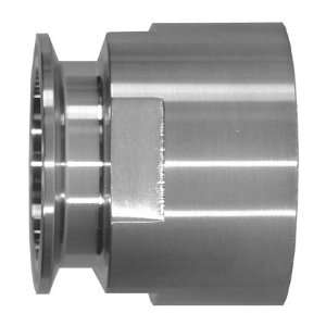 Clamp x 3 Female NPT Sanitary Adapter, 316L SS  