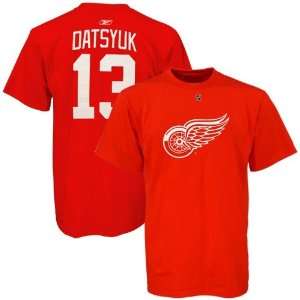  Detroit Red Wings Pavel Datsyuk #13 Reebok Name and Number 