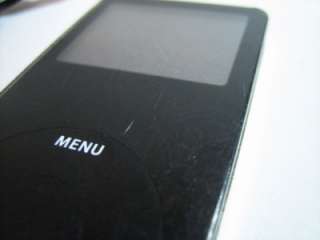 S17) Black Apple iPod Nano 4GB Model A1137  