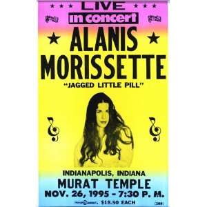 Alanis Morrisette Jagged Little Pill 1995 14 X 22 Vintage Style 
