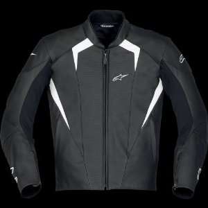  Alpinestars Moto GP Jerez Leather Jacket , Color: Black 