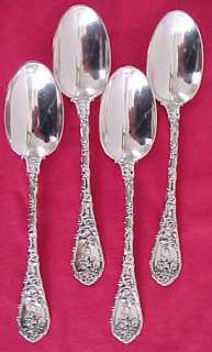 OLD Durgin DAUPHIN Sterling Silver DESSERT SPOONS  