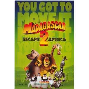  Madagascar Escape 2 Africa 11 x 17 Movie Poster