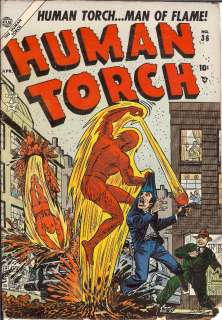 HUMAN TORCH 2(#1) thru 38 Golden Age Timely all issues  