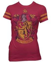 OFFICIAL LICENSED HARRY POTTER GRYFFINDOR HOUSE LADIES JRS T SHIRT S 