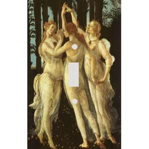 Botticelli The Three Graces Decorative Switchplate Cover 