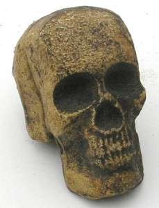 Skull Skeleton Goth Dead Deadhead Cast Iron Paperweight  