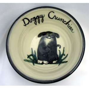  Doggy Crunchies Dog Bowl by Moonfire Pottery Kitchen 