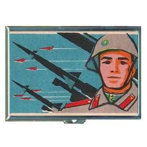 Russia Soldier 1960s Missles ID Holder, Cigarette Case or Wallet MADE 