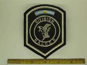Division HALCON Special Unit 6 Police Patch Argentina  