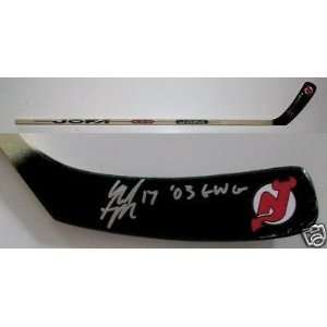  Mike Rupp Signed New Jersey Devils Inscribed Cup Stick 