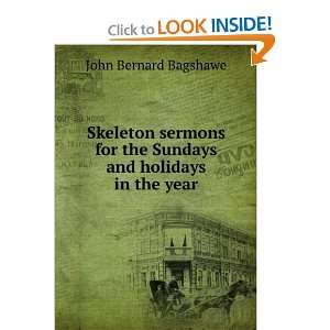   for the Sundays and holidays in the year John Bernard Bagshawe Books