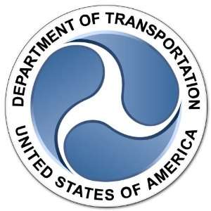  Department of Transportation car bumper sticker 4 x 4 