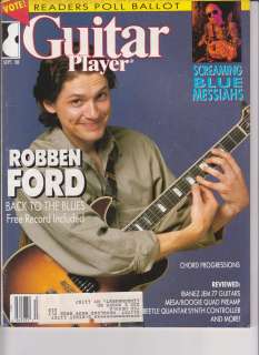 GUITAR PLAYER magazine Sept 1988 ROBBEN FORD Screaming Blue Messiahs 