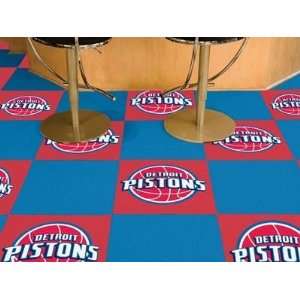 Detroit Pistons 20Pk Area/Game Room Carpet/Rug Tiles  