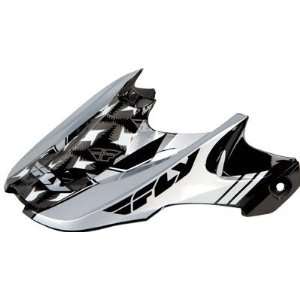  Fly Racing Kinetic Flash Parts Black/White: Sports 