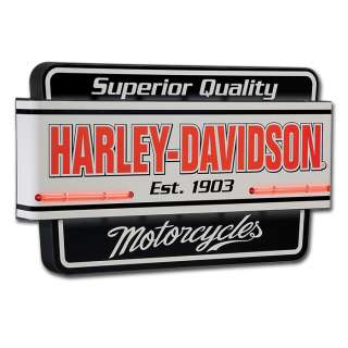HARLEY DAVIDSON Est. 1903 Superior Quality Motorcycles Neon Sign HDL 