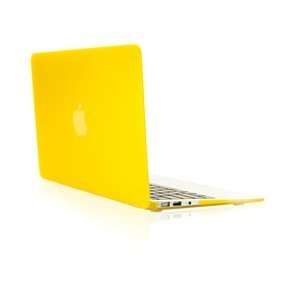 NEW ARRIVALS TopCase® Rubberized YELLOW Hard Case Cover for Macbook 