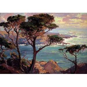  Lonely Headlands Point Lakes by Franz Bischoff. Size 38.00 