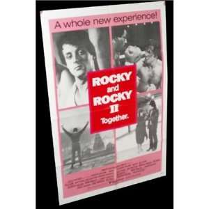  Rocky / Rocky 2 SYLVESTER STALLONE ORIGINAL MOVIE POSTER 