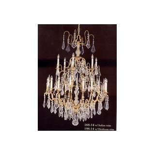  World Imports 198 14 palais royal Chandelier French Gold 