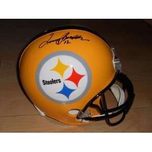 Terry Bradshaw Signed Helmet   F S   Autographed NFL Helmets:  