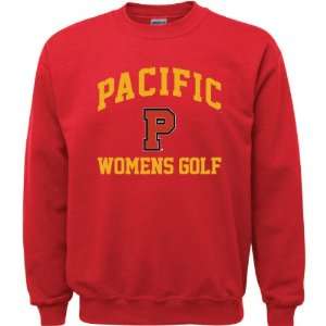 Pacific Boxers Red Youth Womens Golf Arch Crewneck Sweatshirt:  