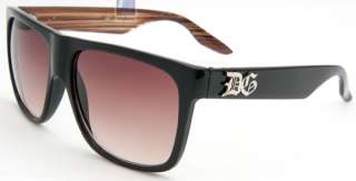 DG Mens Sunglasses VEGAS Fashion Shades Black neon Shades Black Retro 