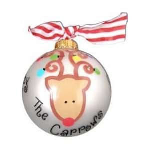  Reindeer Christmas Ball Ornament: Home & Kitchen