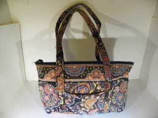 Retired Vera Bradley Kensington Bag Purse Tote Handbag Nice 9 x 14 x 4 