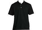 DUNNING~SLIM FIT~Mens Stretch Solid Golf Polo   Black L