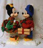   Mickey Minnie Mouse Christmas Animated Musical Motion ette  