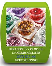 12 Color Nail Art Acrylic Powder Glitter for Acrylic Liquid Forms 