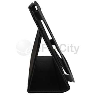 Black Leather Folio Stand Case For ARCHOS 101 Internet Tablet 8/16GB 