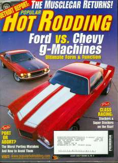 2003 Popular Hot Rodding Chevy/Ford Red Muscle Cars  