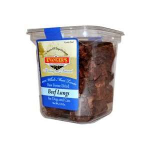  Evangers ze Dried Beef Lung Treats for Dogs and Cats 3 fl 