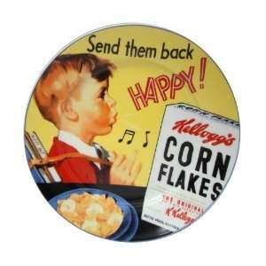 Tracey Porter 3420408 Kelloggs Vintage Kids Boy on Yellow 8 in. Plate 