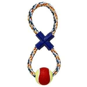  Tug O RopeTM Figure Eight Rope Tug with Tennis Ball 12 