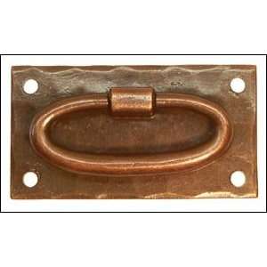  Forged Brass Mission Style Oval Ring Drawer Pull: Home 