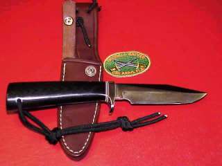 Randall Knife Model 5  4 R5 M Camp & Trail, Black micarta handle 