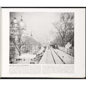  Reprint Another view of the moving sidewalk. 1900