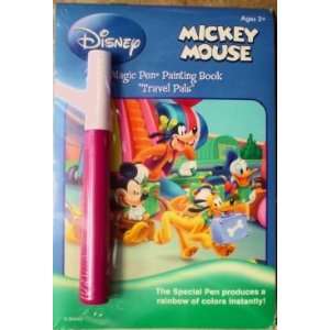   Disney Mickey Mouse Magic Pen Painting Book Travel Pals Toys & Games