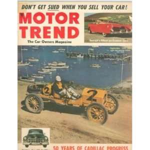  Motor Trend Magazine Sept 1952 50 Years of Cadillac 