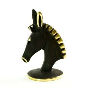  Walter Bosse Brass Horses Head Figurine